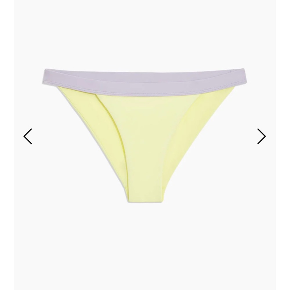 Onia Leila Bikini Bottom Lemon Lime Medium NWT